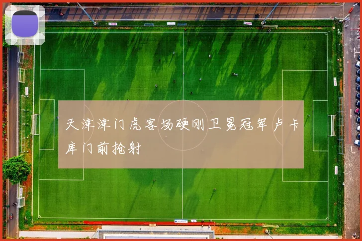 天津津门虎客场硬刚卫冕冠军卢卡库门前抢射