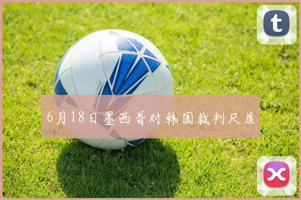 6月18日墨西哥对韩国裁判尺度